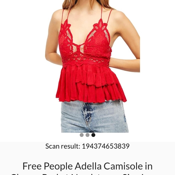 Free People Adella top red - Picture 5 of 11